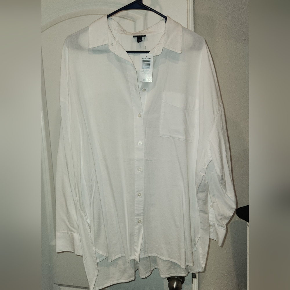 Classic Womens Button Up Shirt